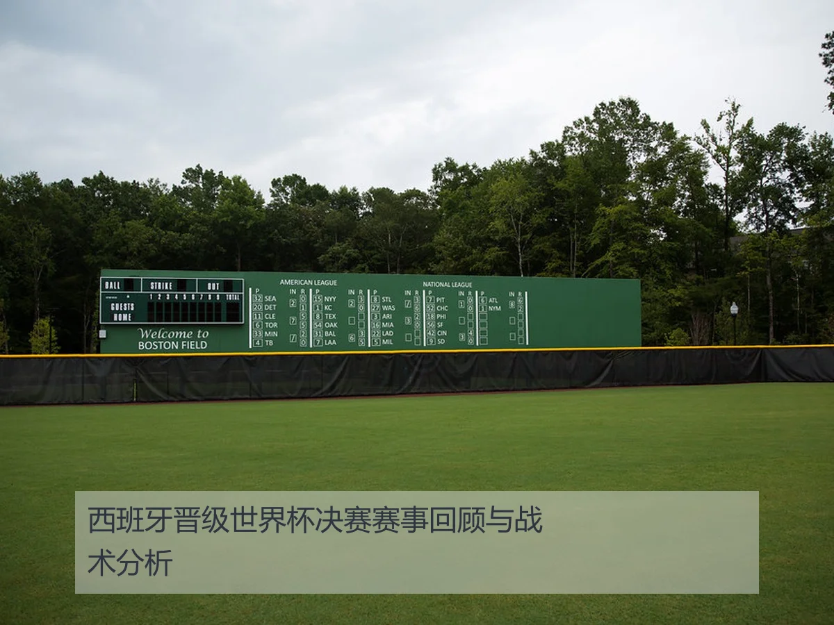 西班牙晋级世界杯决赛赛事回顾与战术分析